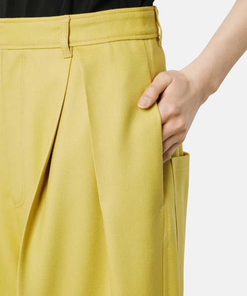 iRENE」 パンツ 34 イエロー レディース iRENE(アイレネ)の iRENE」 パンツ 34 イエロー レディース iRENE(アイレネ)の