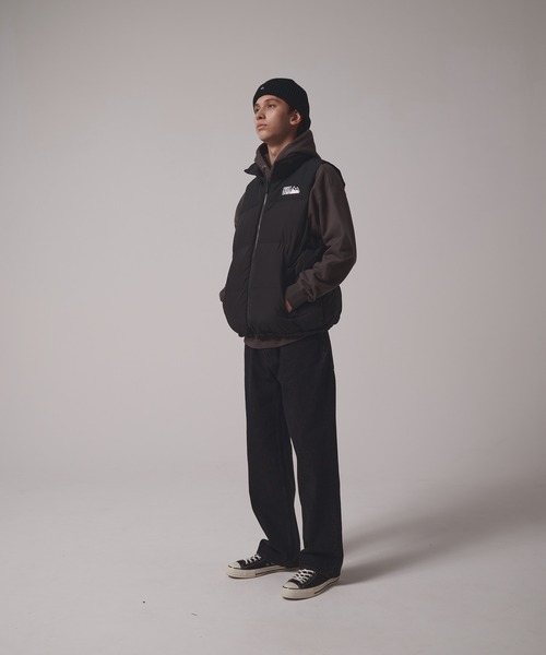 【極美品】ネイバーフッド 21AW ダウン プリマロフト パフベスト XL 黒 FIRST DOWN（ファーストダウン） ダウンベスト ベスト バブルダウン