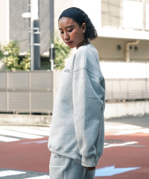 定価28000円 rag&amp;bone ストライプスウェットトレーナー A DAY IN THE LIFE トレーナー スウェット スエードライク リラックス