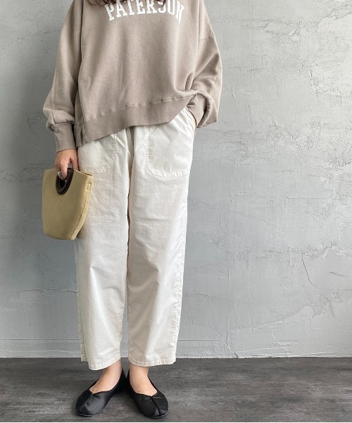 Danton（ダントン） イージーパンツ 36 ダークグレー レディース