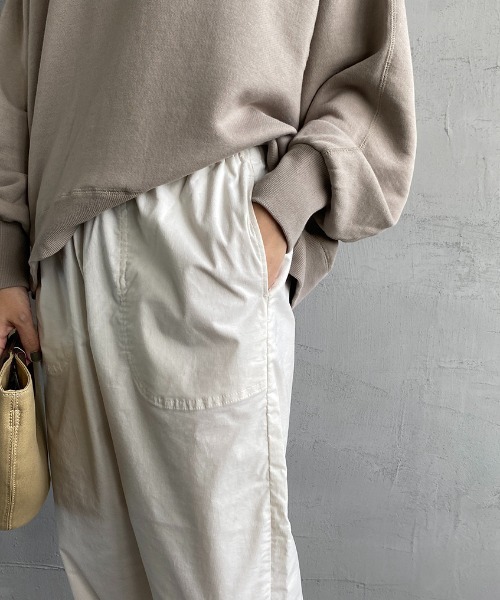 【新品未使用】DANTONパンツ 36 グレー Danton（ダントン） イージーパンツ 36 ダークグレー レディース