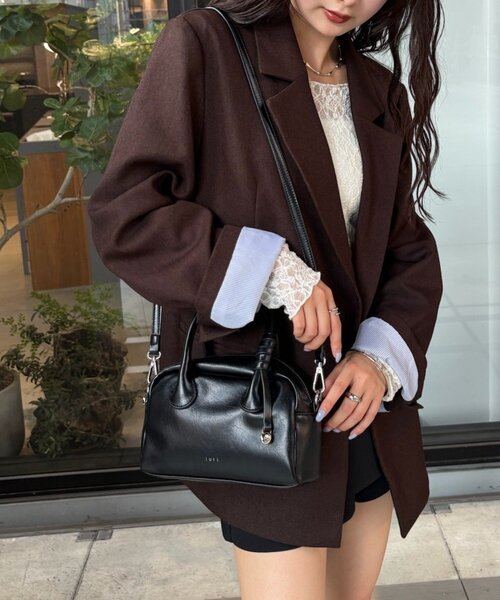 mystic（ミスティック） ボストンバッグ loti サークルプレート付き