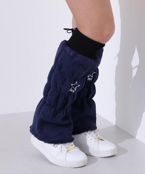 ☆新品☆PING ゴルフ フリースエンボス柄レッグウォーマー PING（ピン） ゴルフ 「PING APPAREL」25FWフリースエンボス柄