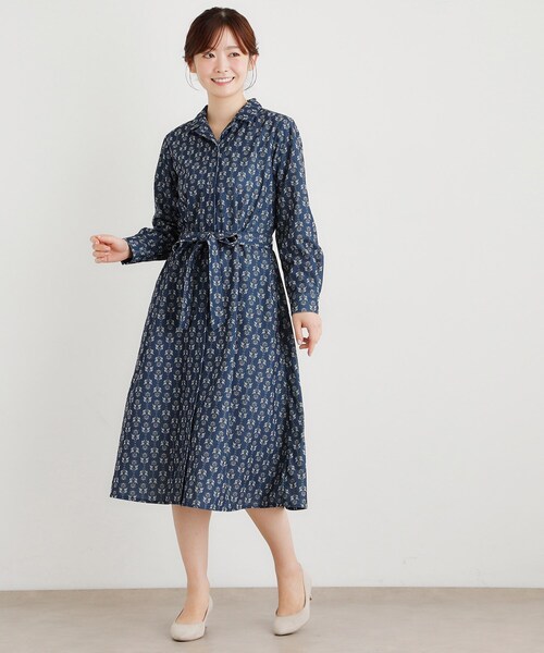 LAURA ASHLEY（ローラアシュレイ） ワンピース 「WEB限定／洗える／M
