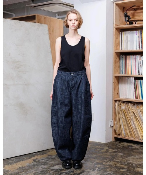 VOAAOV（ヴォアーブ） ジーンズ RANDOM CRUNCH DENIM Wide Tapered