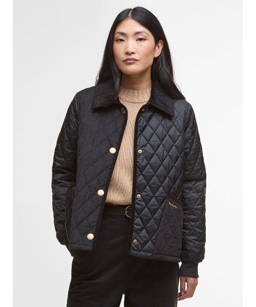 Barbour バブアー キルティングコート レディースM ブラック Barbour（バブアー） アウター キルティングジャケット CORNELIA