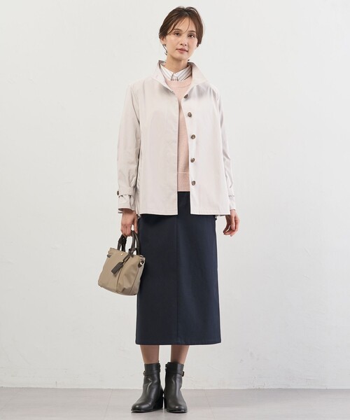 J.PRESS（J.プレス） ブラウス シャツ BEZコットンナイロン ストライプ