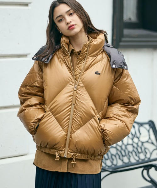 LACOSTE（ラコステ） ダウンコート ダウンジャケット オーバーサイズ撥