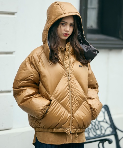 LACOSTE（ラコステ） ダウンコート ダウンジャケット オーバーサイズ撥