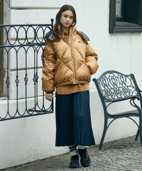 LACOSTE（ラコステ） ダウンコート ダウンジャケット オーバーサイズ撥