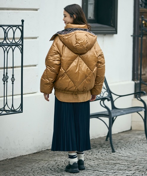 CROCODILE マジックライトダウンジャケット ベージュ ダウンコート LL CROCODILE マジックライトダウンジャケット ベージュ ダウンコート LL