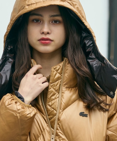 LACOSTE（ラコステ） ダウンコート ダウンジャケット オーバーサイズ撥