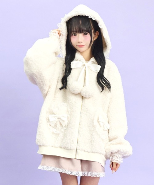 Secret Honey（シークレットハニー） コート アウター モコモコファー