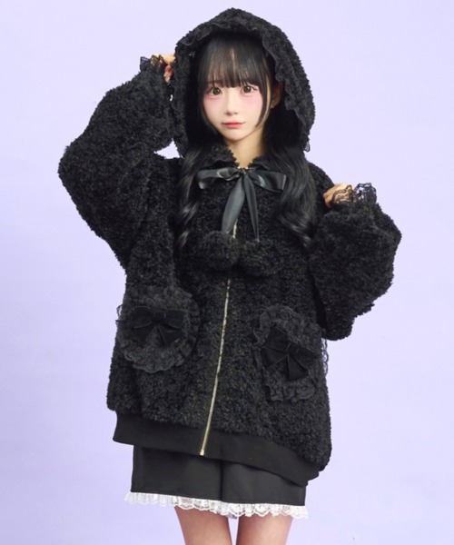 Secret Honey（シークレットハニー） コート アウター モコモコファー