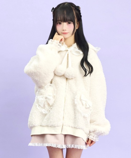 Secret Honey（シークレットハニー） コート アウター モコモコファー