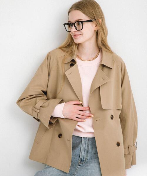 soerte トレンチコート ベージュ オンライ完売品 soerte トレンチ