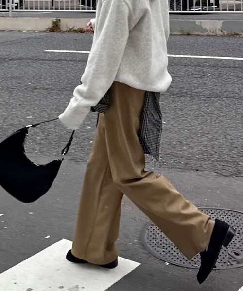 fredy emue（フレディエミュ） パンツ ウールライク5ポケイージー