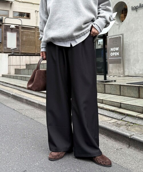 fredy emue（フレディエミュ） パンツ ウールライク5ポケイージー
