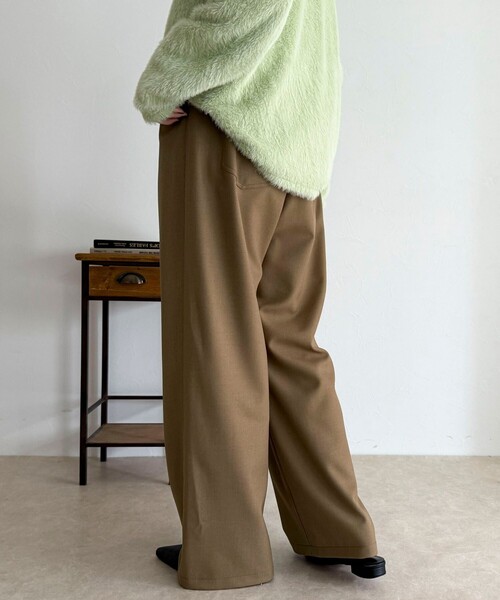 fredy emue（フレディエミュ） パンツ ウールライク5ポケイージー