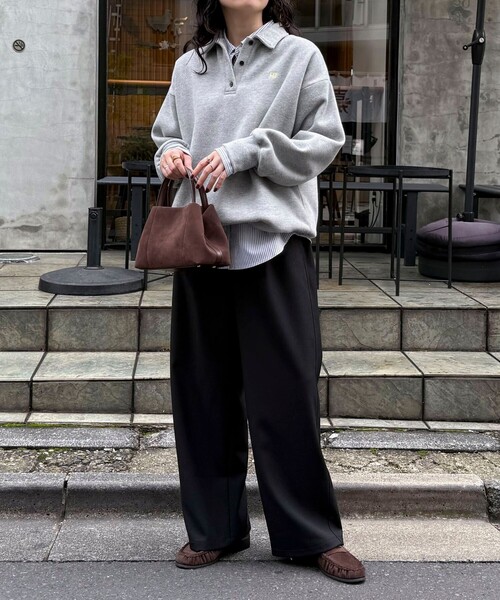 fredy emue（フレディエミュ） パンツ ウールライク5ポケイージー