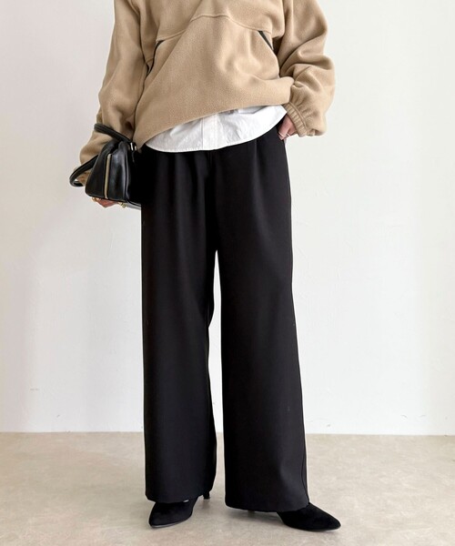 fredy emue（フレディエミュ） パンツ ウールライク5ポケイージー