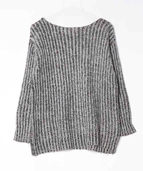 【coco】ロンハーマン メランジニット Ron Herman（ロンハーマン） 長袖ニット X-SMALL ブラック メンズ