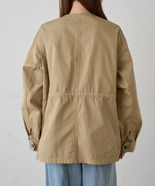 pual ce cin 「PUAL CE CIN」 ミリタリージャケット FREE カーキ