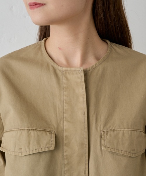 pual ce cin 「PUAL CE CIN」 ミリタリージャケット FREE カーキ