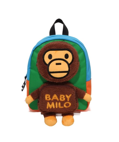 BABY MILO モンキー柄リュック A BATHING APE（アベイシングエイプ） リュック BABY MILO MULTI COLOR