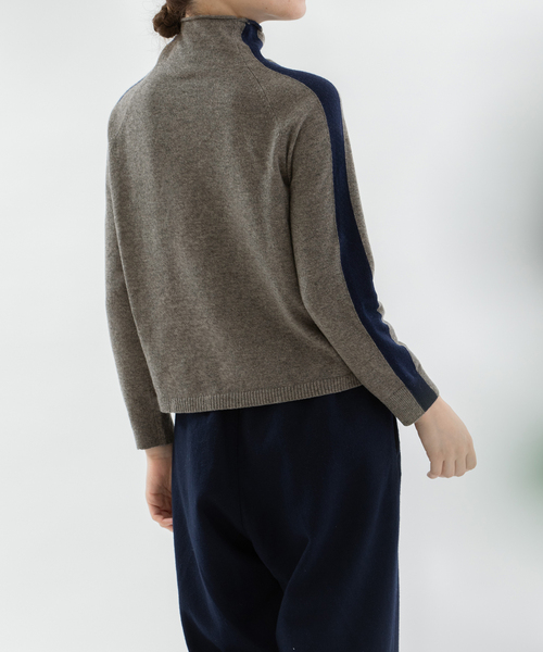 ノップドゥノッド（nop de nod）/エキストラファインメリノラインタートルニット nop de nod（ノップドゥノッド） ニット セーター エキストラファイン