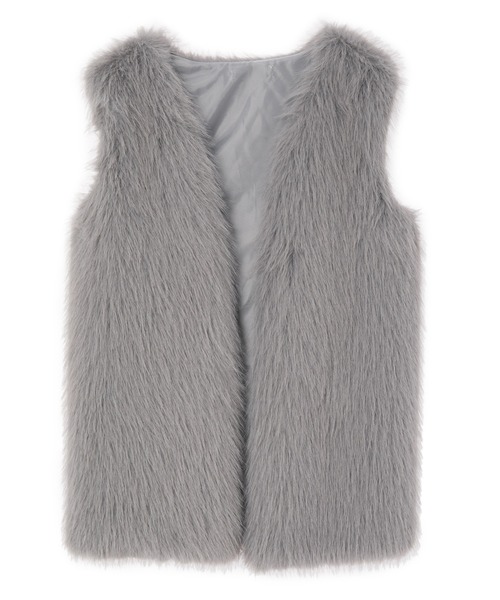 「fifth」 ベスト MEDIUM グレー レディース_画像6