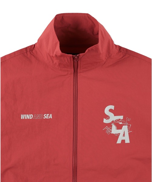 WIND AND SEA（ウィンダンシー） ナイロンブルゾン S レッド メンズ