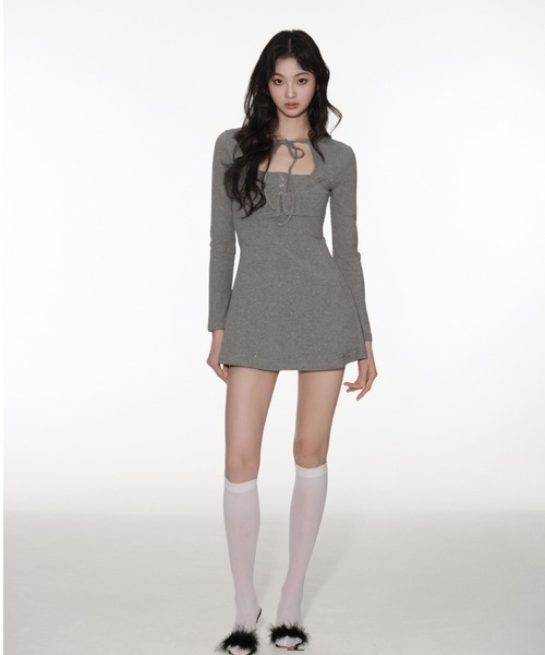 Silentand ワンピース Kirakira mini dress : ZOZOTOWN Yahoo!店