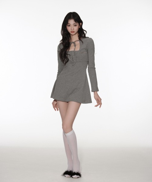 Silentand ワンピース Kirakira mini dress : ZOZOTOWN Yahoo!店