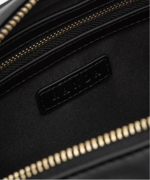 JENNE ドット柄 スカーフ付き 2way ボストンバッグ 2WAY スカーフ付き