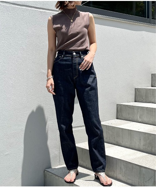 YANUK（ヤヌーク） デニムパンツ 24inch ネイビー レディース