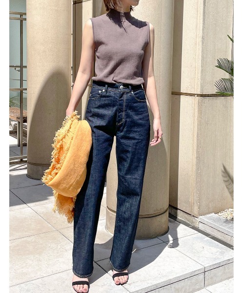 YANUK（ヤヌーク） デニムパンツ 24inch ネイビー レディース