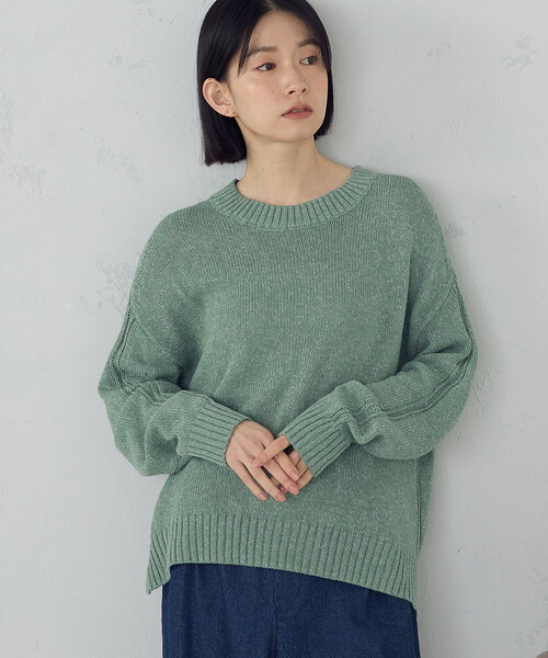 新品 【洗える】 ウール混 カラーネップ ニット セーター レディース M L ニット セーター カラーネップ レディース : ZOZOTOWN Yahoo!店 - 通販