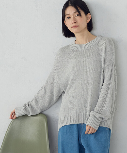 新品 【洗える】 ウール混 カラーネップ ニット セーター レディース M L ニット セーター カラーネップ レディース : ZOZOTOWN Yahoo!店 - 通販