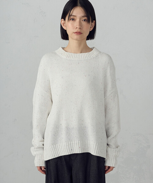 新品 【洗える】 ウール混 カラーネップ ニット セーター レディース M L ニット セーター カラーネップ レディース : ZOZOTOWN Yahoo!店 - 通販