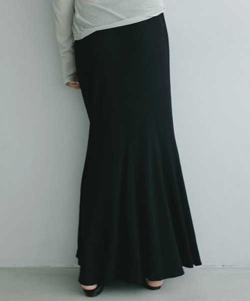 ETRE TOKYO（エトレトウキョウ） ロングスカート S ブラック