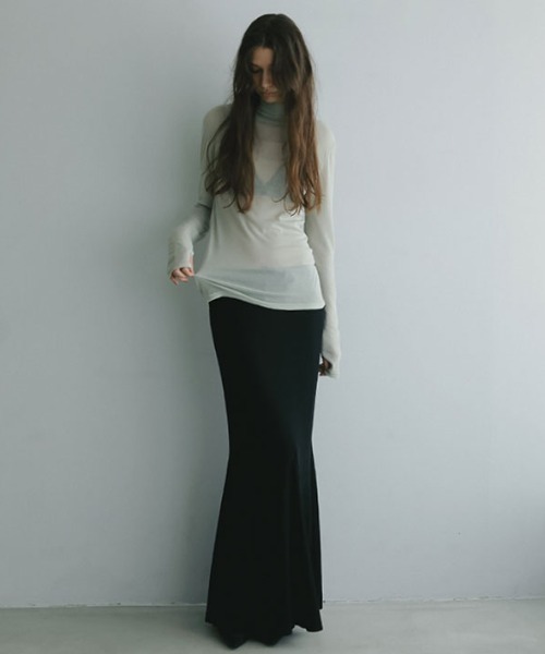 ETRE TOKYO（エトレトウキョウ） ロングスカート S ブラック