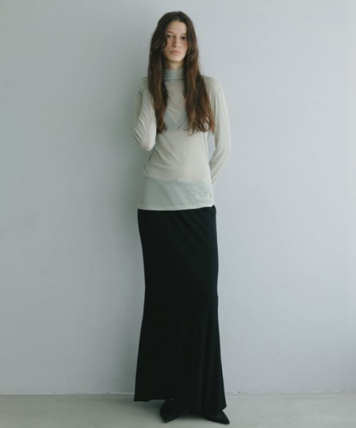 ETRE TOKYO（エトレトウキョウ） ロングスカート S ブラック