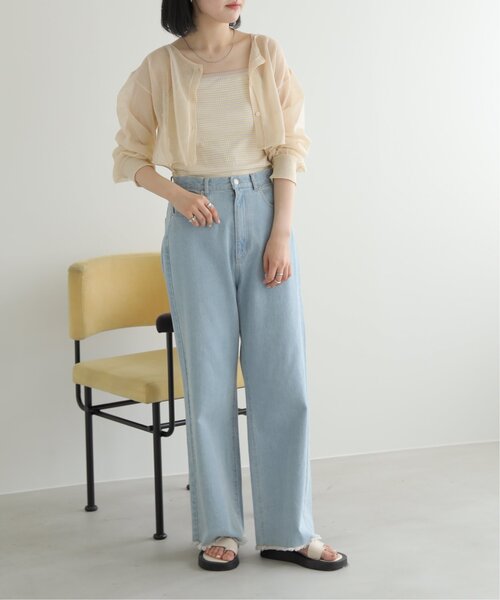 [RAY CASSIN] Denim брюки MEDIUM one woshu женский 