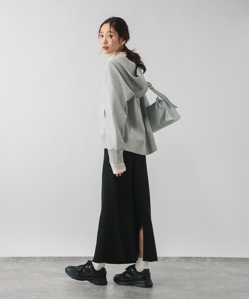 GLOBAL WORK（グローバルワーク） ロング スカート ニットリブIライン