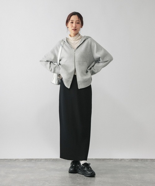 GLOBAL WORK（グローバルワーク） スカート ニットリブIラインスカート