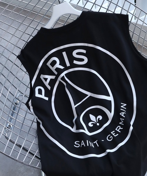 tシャツ 「Paris Saint-Germain/パリサンジェルマン」ロゴエンブレム