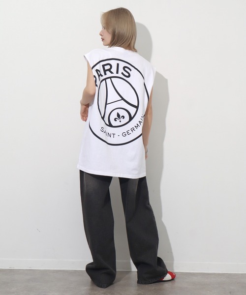 tシャツ 「Paris Saint-Germain/パリサンジェルマン」ロゴエンブレム