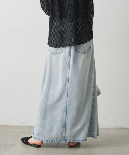 pual ce cin デニムスカート リヨセル混デニムスカート : ZOZOTOWN