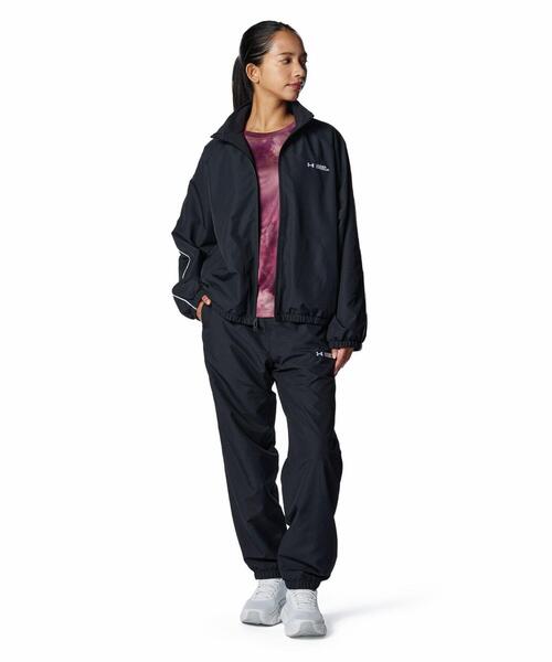 「UNDER ARMOUR」 ジャージブルゾン X-LARGE ブラック レディース_画像3